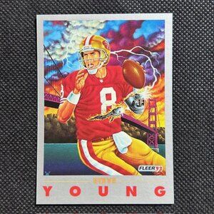 1993 Fleer Steve Young “Roboniner” #247 Pro Visions  San Francisco 49ers
